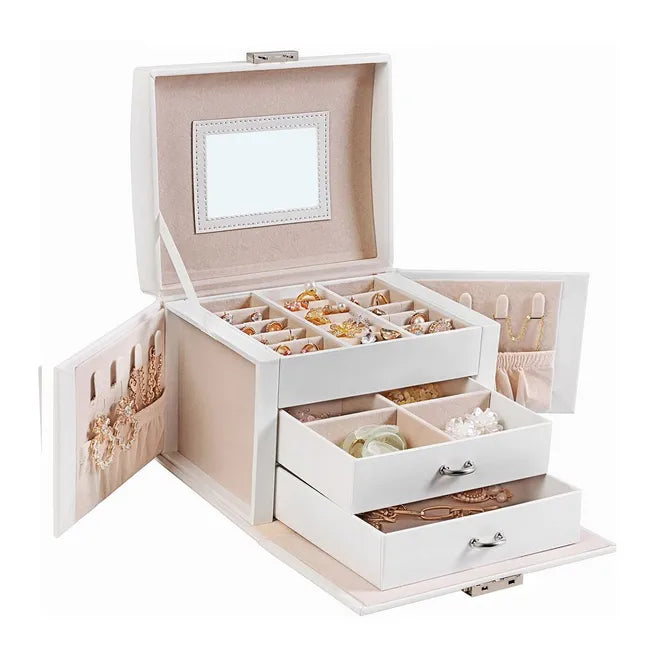 Portagioie con 2 cassetti e deposito - H12 cm